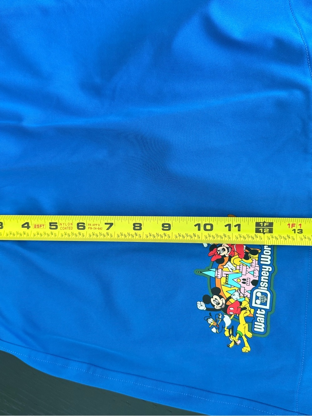 Disney Bright Blue Active Shorts with Logo Print. Size Xs - Picture 6 of 7